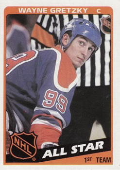 1984-85 Topps #154 Wayne Gretzky Front