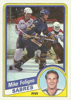 1984-85 Topps #16 Mike Foligno Front