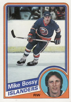 1984-85 Topps #91 Mike Bossy Front