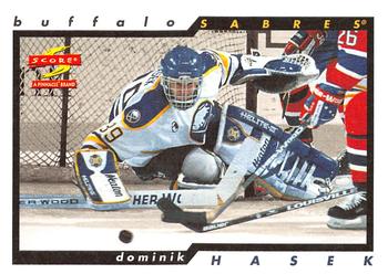 1996-97 Score - Golden Blades #18 Dominik Hasek Front