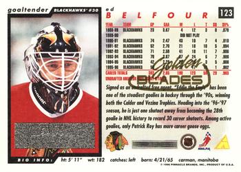 1996-97 Score - Golden Blades #123 Ed Belfour Back