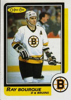 1986-87 O-Pee-Chee #1 Ray Bourque Front