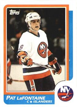 1986-87 Topps #2 Pat LaFontaine Front