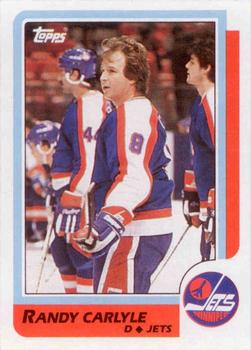1986-87 Topps #144 Randy Carlyle Front
