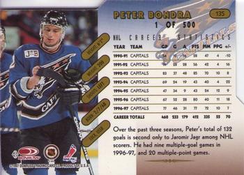 1997-98 Donruss - Press Proof Gold #135 Peter Bondra Back
