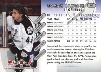1997-98 Donruss - Press Proof Silver #112 Roman Hamrlik Back