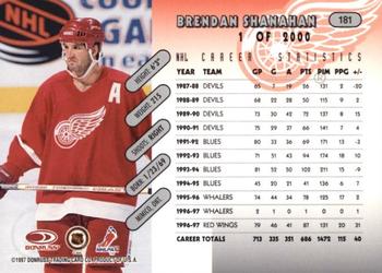 1997-98 Donruss - Press Proof Silver #181 Brendan Shanahan Back