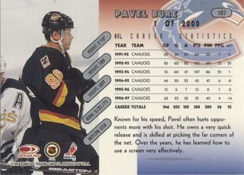 1997-98 Donruss - Press Proof Silver #187 Pavel Bure Back
