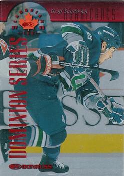 1997-98 Donruss Canadian Ice - Dominion Series #41 Geoff Sanderson Front