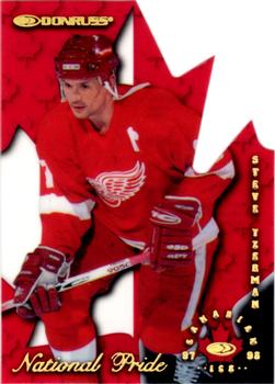 1997-98 Donruss Canadian Ice - National Pride #4 Steve Yzerman Front