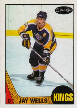 1987-88 O-Pee-Chee #151 Jay Wells Front