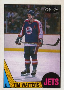 1987-88 O-Pee-Chee #219 Tim Watters Front