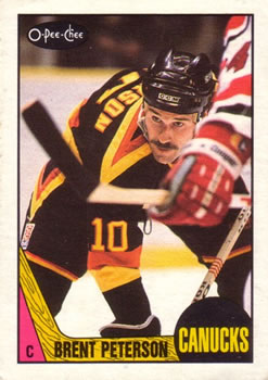 1987-88 O-Pee-Chee #263 Brent Peterson Front