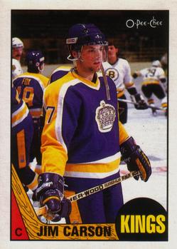 1987-88 O-Pee-Chee #92 Jimmy Carson Front