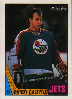 1987-88 O-Pee-Chee #9 Randy Carlyle Front