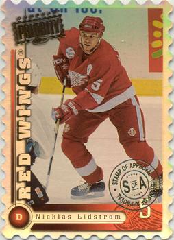 1997-98 Donruss Priority - Stamp of Approval #43 Nicklas Lidstrom Front