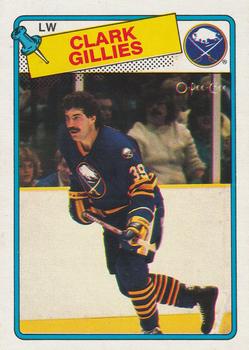1988-89 O-Pee-Chee #80 Clark Gillies Front