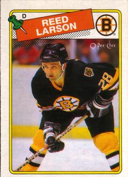 1988-89 O-Pee-Chee #145 Reed Larson Front
