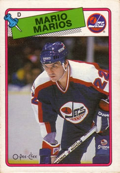 1988-89 O-Pee-Chee #233 Mario Marois Front