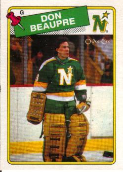 1988-89 O-Pee-Chee #42 Don Beaupre Front