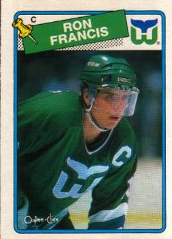 1988-89 O-Pee-Chee #52 Ron Francis Front