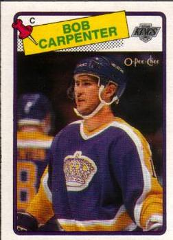 1988-89 O-Pee-Chee #72 Bob Carpenter Front