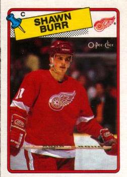 1988-89 O-Pee-Chee #78 Shawn Burr Front