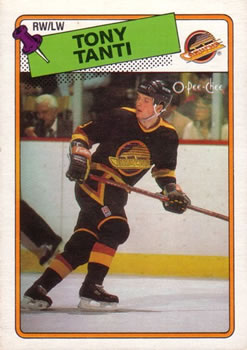 1988-89 O-Pee-Chee #82 Tony Tanti Front