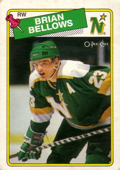 1988-89 O-Pee-Chee #95 Brian Bellows Front