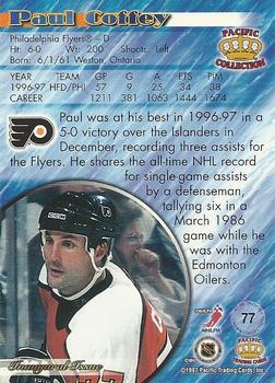 1997-98 Pacific Crown Collection - Emerald Green #77 Paul Coffey Back