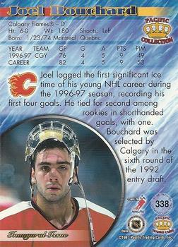 1997-98 Pacific Crown Collection - Emerald Green #338 Joel Bouchard Back