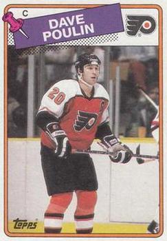 1988-89 Topps #100 Dave Poulin Front