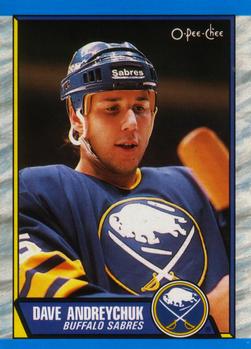 1989-90 O-Pee-Chee #106 Dave Andreychuk Front