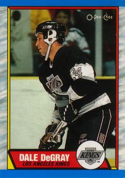 1989-90 O-Pee-Chee #18 Dale DeGray Front