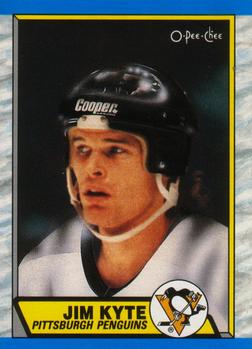 1989-90 O-Pee-Chee #295 Jim Kyte Front