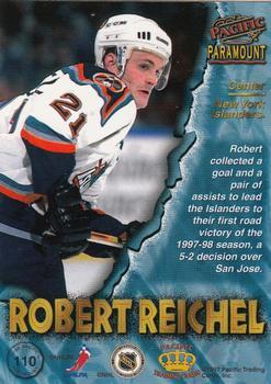 1997-98 Pacific Paramount - Red #110 Robert Reichel Back