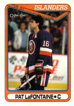 1990-91 O-Pee-Chee #184 Pat LaFontaine Front