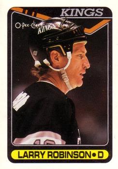 1990-91 O-Pee-Chee #261 Larry Robinson Front