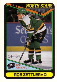 1990-91 O-Pee-Chee #289 Rob Zettler Front