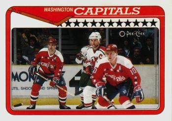 1990-91 O-Pee-Chee #394 Washington Capitals Front