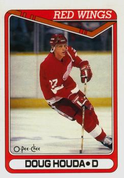 1990-91 O-Pee-Chee #410 Doug Houda Front