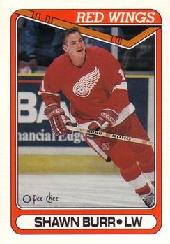 1990-91 O-Pee-Chee #74 Shawn Burr Front