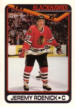 1990-91 O-Pee-Chee #7 Jeremy Roenick Front