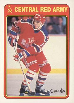 1990-91 O-Pee-Chee - Central Red Army #3R Andrei Khomutov Front