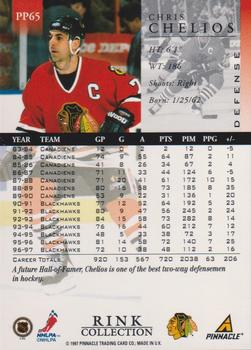 1997-98 Pinnacle - Rink Collection #PP65 Chris Chelios Back