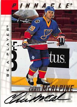 1997-98 Pinnacle Be a Player - Autographs #82 Chris McAlpine Front