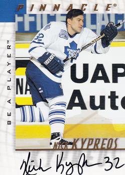 1997-98 Pinnacle Be a Player - Autographs #128 Nick Kypreos Front