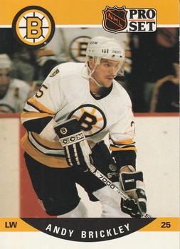 1990-91 Pro Set #406 Andy Brickley Front