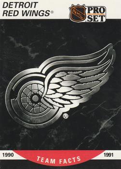 1990-91 Pro Set #570 Detroit Red Wings Logo Front