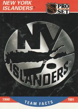 1990-91 Pro Set #577 New York Islanders Logo Front